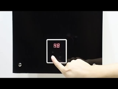 Controle do ecrã do aquecedor de água de 10L de gás de escape para chuveiro