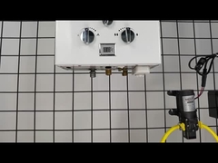 0.02-0.8Mpa 6L Gas Geyser LP Gas Camping Shower Sistema de aquecimento de água instantâneo