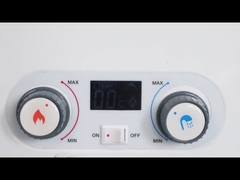 Caldeira de água a gás de tipo de escape de combustível doméstico 10L 20KW LED LCD Display