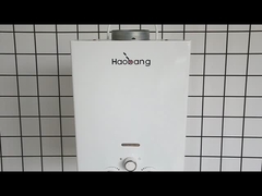 10L 2,6 GPM aquecedor de água painel de revestimento preto GPL GNL Tipo de gás