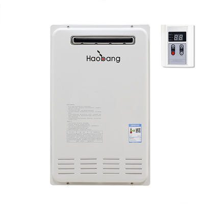 110-220V NG aquecedor de água a gás natural exterior 18L com tubo duplo