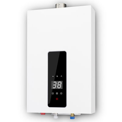 Performance aquecedor de água a gás placa fria branco de escape equilibrado