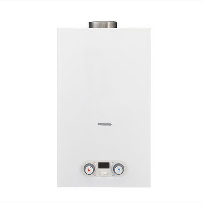10 litros placa de frio NG aquecedor de água a gás comando manual botão branco