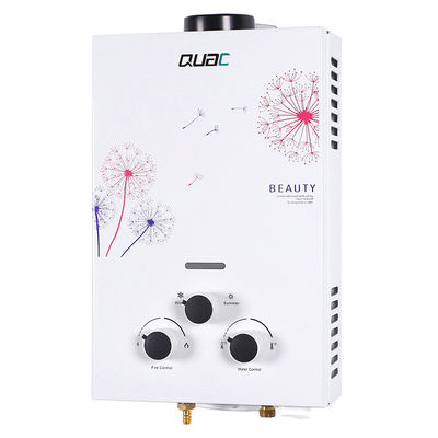 6L 12KW aquecedor de água a gás natural opcional interruptor de verão e inverno branco