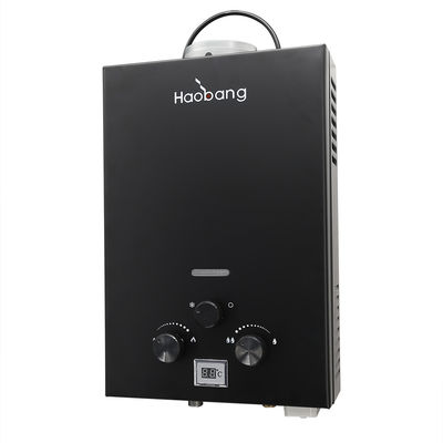 Sistema portátil de aquecedor de água a gás de 6L aquecimento externo instantâneo para chuveiro