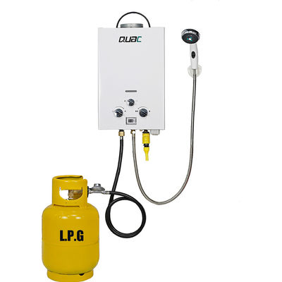 Tipo de combustível aberto 6L aquecedor de água de gás para acampamento LP Tipo de gás Certificações australianas