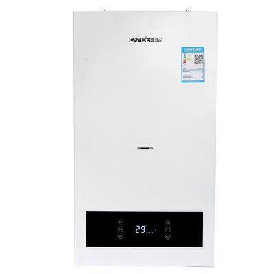 Família usando caldeiras de gás de água quente para aquecimento doméstico Sala de estar Branco 20KW