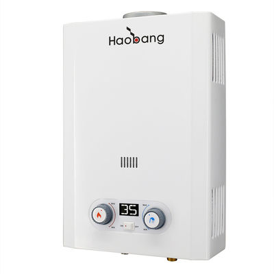 6 litros 1.56GPM aquecedor de água a gás aquecimento instantâneo com botão duplo