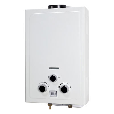 GNL Gás Instantâneo Aquecedor de Água Tipo de Combustível Chuveiro Exterior 6L