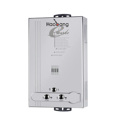 Painel de aço inoxidável aquecedor de água a gás gás natural tipo 10L 2.64GPM