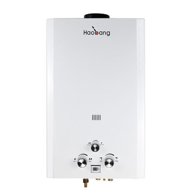 GNL NG aquecedor de água a gás instantâneo painel de pintura em pó branco 10L