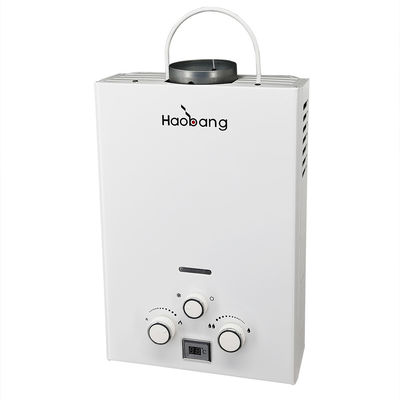 6L portátil aquecedor de água a gás instantâneo Camping RV com chuveiro