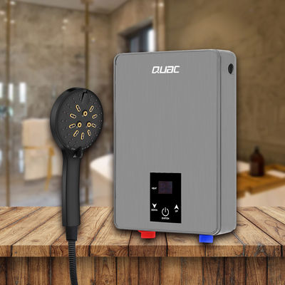 IPX4 aquecedor de água elétrico instantâneo à prova d'água com ecrã LED