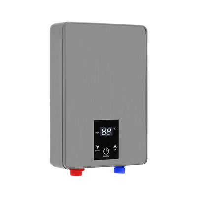 3 Fase 6000W aquecedor de água elétrico sem reservatório com toque do botão LED
