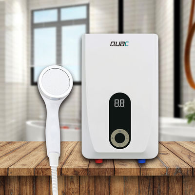 Aquecedor de água sem reservatório de 6 kW com controlo táctil e placa de aquecimento de fundição a óleo de alumínio