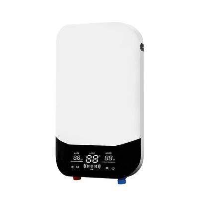 Aquecedor de água elétrico sem reservatório de 8KW com controle de tela sensível ao toque