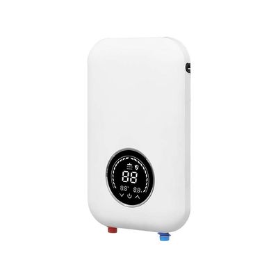 Aquecedor de água elétrico sem reservatório de 8 kW com protecção contra fugas ELCB