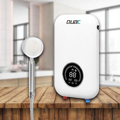 Aquecedor de água elétrico sem reservatório de 8KW com ecrã LED