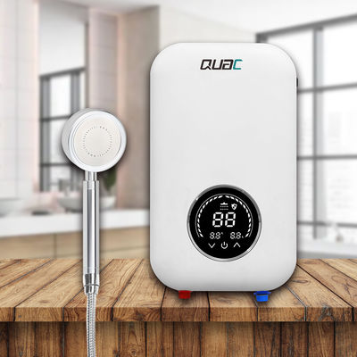 3 Fases de controle do painel táctil 8KW aquecedor de água sem tanque com design elegante