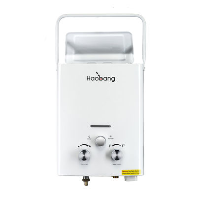 Acampamento Outdoor Combustível de Gás LPG aquecedor de água 5.5-8L portátil Branco Preto