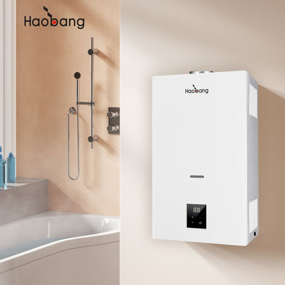 Aquecedor de água a gás LPG de poupança de energia com temperatura constante Cor do painel branco
