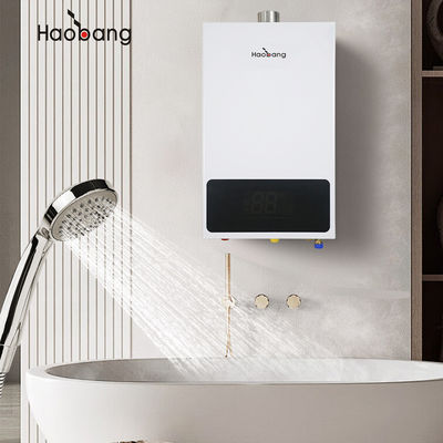 Aquecedor de água de escape forçado de cozinha / varanda com ignição elétrica e display LED opcional