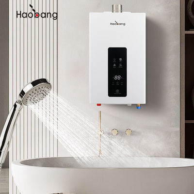 Aquecedor de água a gás de escape forçado comercial com ≥ 93% de eficiência e características de segurança