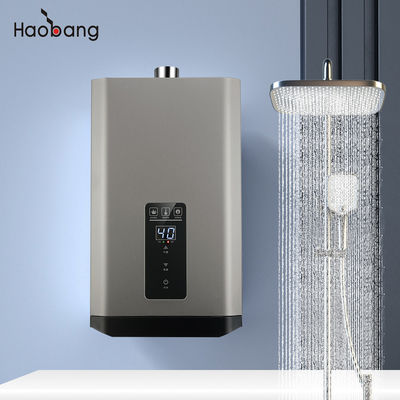 Aquecedor de água a gás de ventilação forçada para chuveiro, água quente e controle de temperatura 35-80 graus